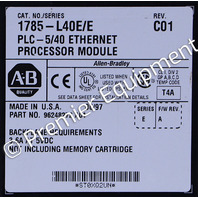 * ALLEN BRADLEY 1785-L40E SER E PLC-5/40 ETHERNET PROCESSOR MOGULE