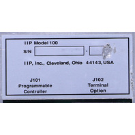 IPP INC MODEL 100 PROGRAMMABLE CONTROLLER