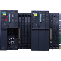 * SIEMENS 6ES7400-21A00-0AA0 BASE WITH 416-5HS06-0AB0 MODULE AND MORE *READ*