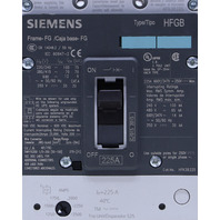 * SIEMENS 3VL3125-3RR30-0AA0 225A TYPE HFGB 3 POLE CIRCUIT BREAKER *READ*