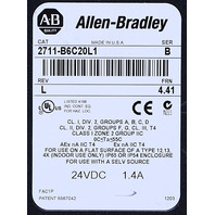 * ALLEN BRADLEY 2711-B6C20L1 SER B REV L FRN 4.41 OPERATOR INTERFACE