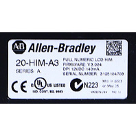 ALLEN BRADLEY 20-HIM-A3 SERIES A KEYPAD