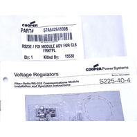COOPER POWER SYSTEM RS232/FOI 57A64264800B FIBER OPTIC COMMUNICATIONS MODULE