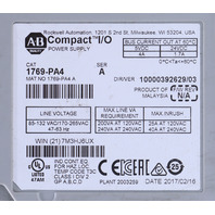 * LOT OF 2 ALLEN BRADLEY 1769-PA4 SERIES A COMPACT I/O POWER SUPPLY MODULES