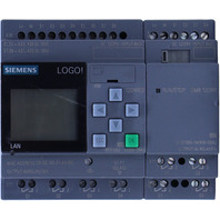 * SIEMENS LOGO! 6ED1052-1MD08-0BA0 LOGIC MODULE WITH 6ED1055-1MB00-0BA2 EXPANSION MODULE