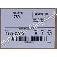 * ALLEN BRADLEY 1769-OA16 SER A FW 1.1 REMOTE FLEX I/O ADAPTER