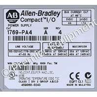 * ALLEN BRADLEY 1769-PA4 SER A COMPACTLOGIX POWER SUPPLY