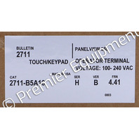 * ALLEN BRADLEY 2711-B5A16 SER H FRN 4.20 PANELVIEW 550 OPERATOR INTERFACE