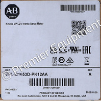 * SURPLUS ALLEN BRADLEY VPL-B1653D-PK12AA SER A KINETIX SERVO MOTOR LOW INERTIA