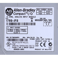 * ALLEN BRADLEY 1769-IF8 SERIES A COMPACT I/O ANALOG INPUT MODULE