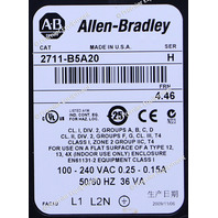 * ALLEN BRADLEY 2711-B5A20 SER H FRN 4.46 PANELVIEW 550 OPERATOR INTERFACE