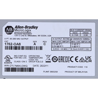 * ALLEN BRADLEY 1762-OA8 SERIES A MICROLOGIX PLC OUTPUT MODULE