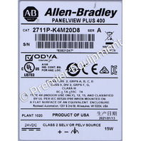 * ALLEN BRADLEY 2711P-K4M20D8 SER A PANELVIEW PLUS 400 OPERATOR INTERFACE