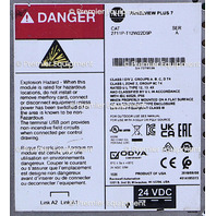 * ALLEN BRADLEY 2711P-T12W22D9P SER A PANELVIEW PLUS 7 OPERATOR PANEL 