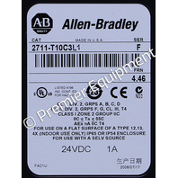 * ALLEN BRADLEY 2711-T10C3L1 SER F FRN 4.46 PANELVIEW 1000 OPERATOR TERMINAL