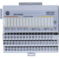 * ALLEN BRADLEY 1794-IE4XOE2 FLEX 6 PT ANALOG COMBINATION MODULE WITH 1794-TB3 FLEX TERMINAL BASE