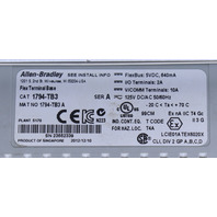 * ALLEN BRADLEY 1794-OE4 FLEX 4 PT ANALOG OUTPUT MODULE WITH 1794-TB3 FLEX TERMINAL BASE