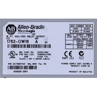* ALLEN BRADLEY 1762-OW16 SERIES B 16 POINT RELAY OUTPUT MODULE
