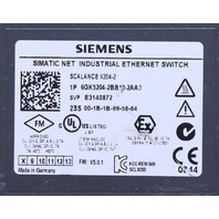 * SIEMENS SCALANCE X204-2 6GK5204-2BB10-2AA3 SIMATIC NET INDUSTRIAL ETHERNET SWITCH