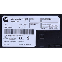 * ALLEN BRADLEY 1764-24BWA SERIES B MICROLOGIX 1500 BASE UNIT
