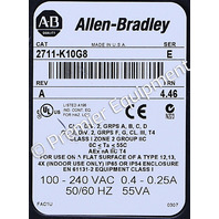 * ALLEN BRADLEY 2711-K10G8 SER E PANELVIEW 1000 10" OPERATOR INTERFACE