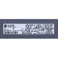 * ALLEN BRADLEY 1746-P2 SERIES C SLC500 POWER SUPPLY MODULE
