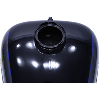 * Harley-Davidson OEM Touring Fuel Gas Tank Black Gray Blue Pinstripe