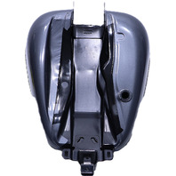 * Harley-Davidson OEM Touring Fuel Gas Tank Black Gray Blue Pinstripe