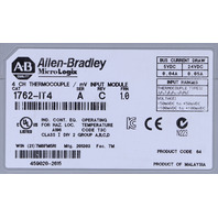 * ALLEN BRADLEY 1762-IT4 SERIES A MICROLIGIX 4 CHANNEL THERMOCOUPLE INPUT MODULE *READ*