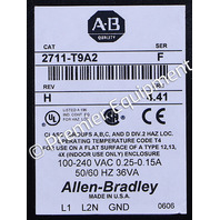* ALLEN BRADLEY 2711-T9A2 SER F FRN 4.41 PANELVIEW 900 OPERATOR PANEL #1