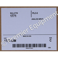 * ALLEN BRADLEY 1771-SIM 8-POINT-DISCRETE I/O SIMULATOR MODULE