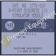 * ALLEN BRADLEY 1771-SIM 8-POINT-DISCRETE I/O SIMULATOR MODULE