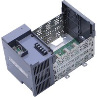 * ALLEN BRADLEY 1746-A4 SER B SLC 500 4-SLOT RACK WITH 1746-P2 POWER SUPPLY
