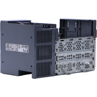 * ALLEN BRADLEY 1746-A4 SER B SLC 500 4-SLOT RACK WITH 1746-P2 POWER SUPPLY