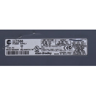 * ALLEN BRADLEY 1746-A4 SER B SLC 500 4-SLOT RACK WITH 1746-P2 POWER SUPPLY