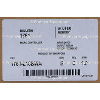 * SURPLUS ALLEN BRADLEY 1761-L16BWA SER E FRN 1.0 MICROLOGIX 1000 16-POINT CONTROLLER