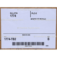* SURPLUS ALLEN BRADLEY 1774-TB2 / B PROGRAM PANEL INTERFACE MODULE