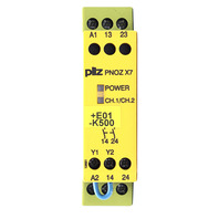 PILZ PNOZX7 24VACDC 2n/o SAFETY RELAY