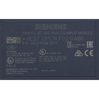 * SIEMENS SINAMICS 6ES7 331-7KF02-0AB0 SIMATIC S7 ANALOG INPUT MODULE *READ*