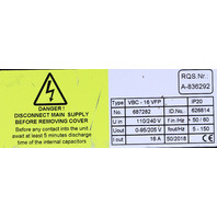  ARTHUR G RUSSELL VBC-16VFP CONTROLLER