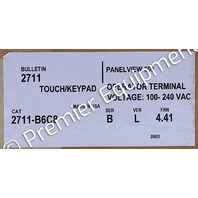 * ALLEN BRADLEY 2711-B6C8 SER C PANELVIEW 600 OPERATOR PANEL