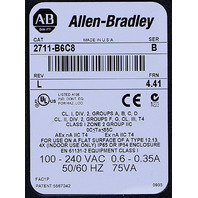 * ALLEN BRADLEY 2711-B6C8 SER C PANELVIEW 600 OPERATOR PANEL