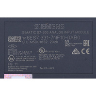 * SIEMENS SIMATIC S7-300 6ES7 331-7NF10-0AB0 ANALOG INPUT MODULE