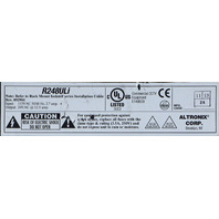 ALTRONIX R248ULI RACK MOUNT ISOLATED CCTV POWER SUPPLY 