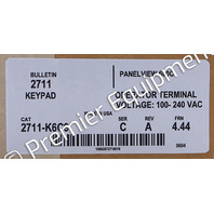 * ALLEN BRADLEY 2711-K6C9 SER C PANELVIEW 600 COLOR TERMINAL OPERATOR INTERFACE