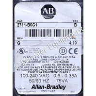 * ALLEN BRADLEY 2711-B6C1 SER B PANELVIEW 600 COLOR TERMINAL OPERATOR INTERFACE