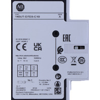 * ALLEN BRADLEY 140UT-D7D3-C10 SER A 10A 3 POLE CIRCUIT BREAKER