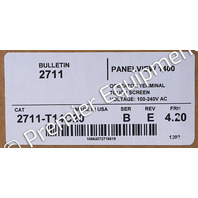 * ALLEN BRADLEY 2711-T14C20 SER B PANELVIEW 1400 OPERATOR INTERFACE
