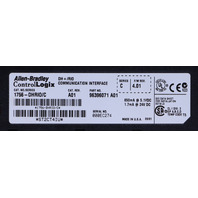 * ALLEN BRADLEY 1756-DHRIO/C CONTROLLOGIX COMMUNICATION INTERFACE *READ*