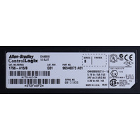 * ALLEN BRADLEY 1756-A13/B CONTROLLOGIX 13-SLOT CHASSIS WITH 1756-PA72/B POWER SUPPLY
